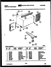 06 - Cabinet And Installation Parts parts for Frigidaire Air Conditioner AM09C6EVA1 from AppliancePartsPros.com