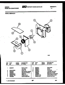 04 - Air Handling Parts parts for Frigidaire Air Conditioner AM09C4EZA from AppliancePartsPros.com