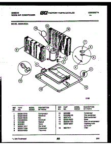 05 - System Parts parts for Frigidaire Air Conditioner AM09C4EZA from AppliancePartsPros.com