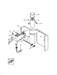 03 - Controls parts for Frigidaire Air Conditioner GAC053T7A6 from AppliancePartsPros.com