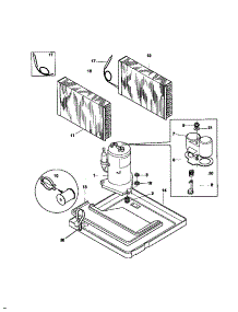 05 - System parts for Frigidaire Air Conditioner GAC053T7A6 from AppliancePartsPros.com