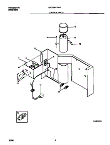 03 - Control Parts parts for Frigidaire Air Conditioner GAC056Y7A5A from AppliancePartsPros.com