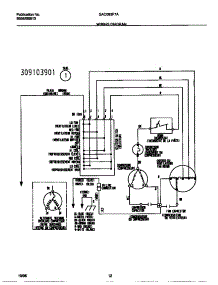 07 - Wiring Diagram parts for Frigidaire Air Conditioner GAC083F7A2 from AppliancePartsPros.com