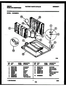 05 - System Parts parts for Frigidaire Air Conditioner GAC068S7A1 from AppliancePartsPros.com