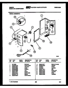 03 - Electrical Parts parts for Frigidaire Air Conditioner GAS228P2K1 from AppliancePartsPros.com