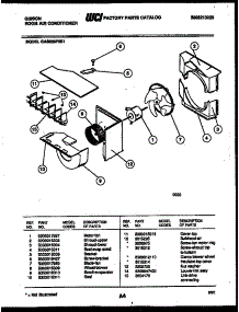04 - Air Handling Parts parts for Frigidaire Air Conditioner GAS228P2K1 from AppliancePartsPros.com