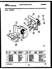 04 - Air Handling Parts parts for Frigidaire Air Conditioner GAC058S7A1 from AppliancePartsPros.com