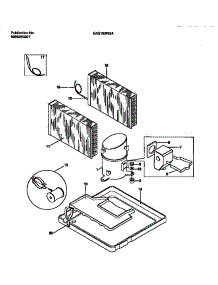 05 - Compressor parts for Frigidaire Air Conditioner GAS183W2A2 from AppliancePartsPros.com
