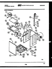 05 - Cabinet Parts parts for Frigidaire Washer Dryer Combo EL27M6WXFA from AppliancePartsPros.com