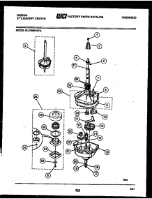 07 - Transmission Parts parts for Frigidaire Washer Dryer Combo EL27M6WXFA from AppliancePartsPros.com