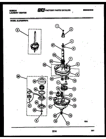 07 - Transmission Parts parts for Frigidaire Washer Dryer Combo GL27M6WXFA from AppliancePartsPros.com