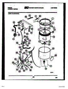 05 - Tub And Water Inlet parts for Frigidaire Washer Dryer Combo WL24F4WWMA from AppliancePartsPros.com