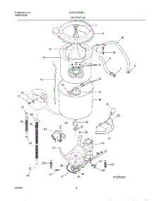 05 - Wshr Mtr,Hose parts for Gibson Washer GWX433RHS1 from AppliancePartsPros.com