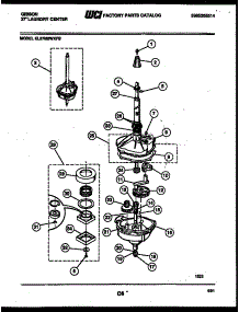 07 - Transmission Parts parts for Frigidaire Washer Dryer Combo EL27M6WXFB from AppliancePartsPros.com