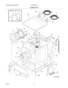 05 - Cabinet / Top parts for Gibson Washer GTF1040CS0 from AppliancePartsPros.com