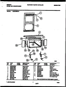 06 - Cabinet And Installation Parts parts for Frigidaire Air Conditioner GAS188P2K2 from AppliancePartsPros.com