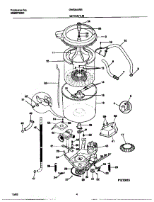 03 - Motor / Tub parts for Frigidaire Washer GWS645RBS1 from AppliancePartsPros.com