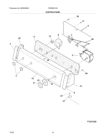 09 - Control Panel parts for Gibson Washer GWS833CS0 from AppliancePartsPros.com