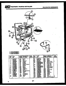 05 - Inner Tub Parts parts for Frigidaire Dishwasher DWU4005DR1 from AppliancePartsPros.com
