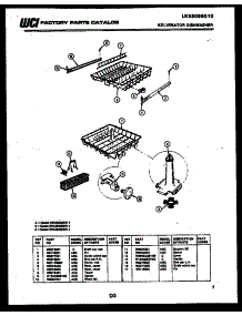 06 - Racks parts for Frigidaire Dishwasher DWU4005DR1 from AppliancePartsPros.com