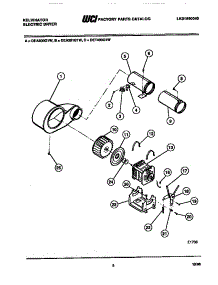 05 - Blower And Drive Parts parts for Frigidaire Dryer DEA500G1D from AppliancePartsPros.com