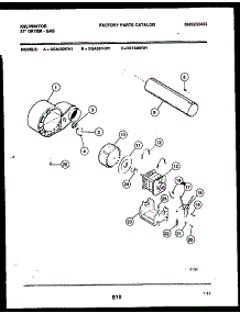05 - Motor And Blower Parts parts for Frigidaire Dryer DGA501KD1 from AppliancePartsPros.com