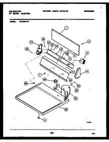 04 - Console And Control Parts parts for Frigidaire Dryer DET250K1D from AppliancePartsPros.com