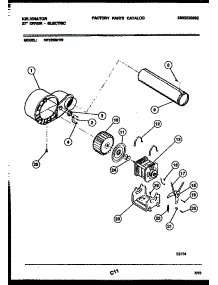05 - Motor And Blower Parts parts for Frigidaire Dryer DET250K1D from AppliancePartsPros.com