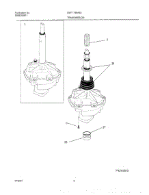 07 - Transmission parts for Gibson Washer GWT1749AS0 from AppliancePartsPros.com