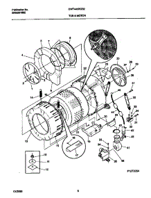 04 - Tub And Motor parts for Frigidaire Washer GWT445RGS2 from AppliancePartsPros.com