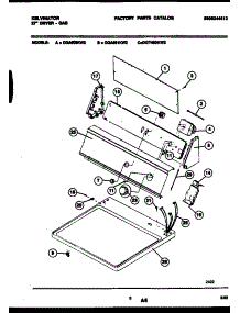04 - Console And Control Parts parts for Frigidaire Dryer DGA501KD2 from AppliancePartsPros.com