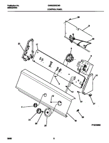 05 - P12c0060 Control Panel parts for Frigidaire Washer GWX223REW0 from AppliancePartsPros.com
