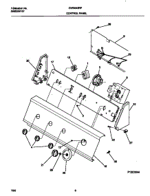05 - Control Panel parts for Frigidaire Washer GWS645RFS1 from AppliancePartsPros.com