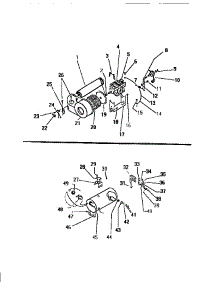 05 - Blower & Heater Housing Components parts for Frigidaire Dryer DEA500A1D from AppliancePartsPros.com