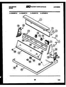 04 - Console And Control Parts parts for Frigidaire Dryer DEA500F1W from AppliancePartsPros.com
