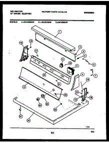 04 - Console And Control Parts parts for Frigidaire Dryer DEA501G4W from AppliancePartsPros.com