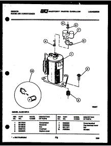 05 - Compressor Parts parts for Frigidaire Air Conditioner AL08C4EVA from AppliancePartsPros.com