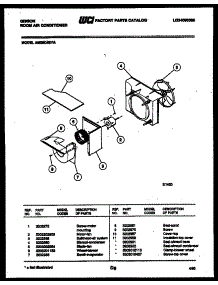 04 - Air Handling Parts parts for Frigidaire Air Conditioner AM09C4EYA from AppliancePartsPros.com