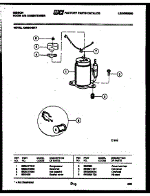 06 - Compressor Parts parts for Frigidaire Air Conditioner AM09C4EYA from AppliancePartsPros.com