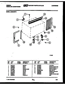 07 - Cabinet And Installation Parts parts for Frigidaire Air Conditioner AM09C4EYA from AppliancePartsPros.com