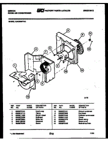03 - Air Handling Parts parts for Frigidaire Air Conditioner GAC054P7A1 from AppliancePartsPros.com