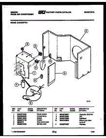 04 - Electrical Parts parts for Frigidaire Air Conditioner GAC054P7A1 from AppliancePartsPros.com