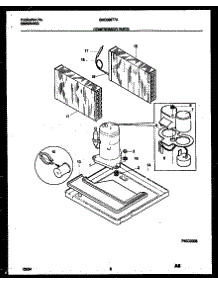 05 - Compressor Parts parts for Frigidaire Air Conditioner GAC086T7A2 from AppliancePartsPros.com