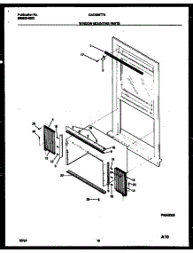06 - Window Mounting Parts parts for Frigidaire Air Conditioner GAC086T7A2 from AppliancePartsPros.com