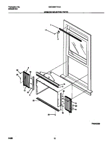 06 - Window Mounting Parts parts for Frigidaire Air Conditioner GAC086Y7A1A from AppliancePartsPros.com