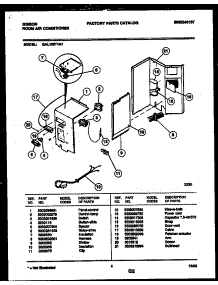 03 - Electrical Parts parts for Frigidaire Air Conditioner GAL108T1A1 from AppliancePartsPros.com
