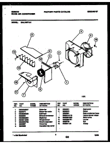 04 - Air Handling Parts parts for Frigidaire Air Conditioner GAL108T1A1 from AppliancePartsPros.com