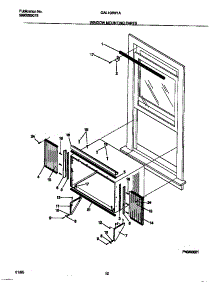 07 - Wiring Diagram parts for Frigidaire Air Conditioner GAL108W1A2 from AppliancePartsPros.com