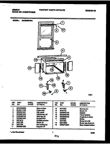 06 - Cabinet And Installation Parts parts for Frigidaire Air Conditioner GAS228P2K2 from AppliancePartsPros.com