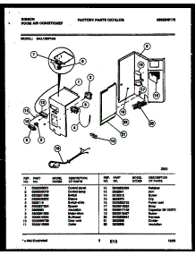04 - Electrical Parts parts for Frigidaire Air Conditioner GAL128P1A3 from AppliancePartsPros.com